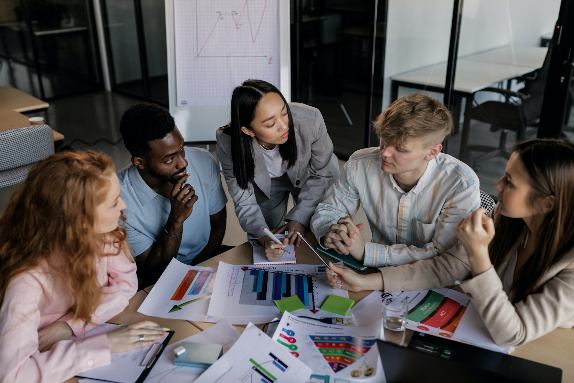 immatriculation-entreprise, brain storming en équipe